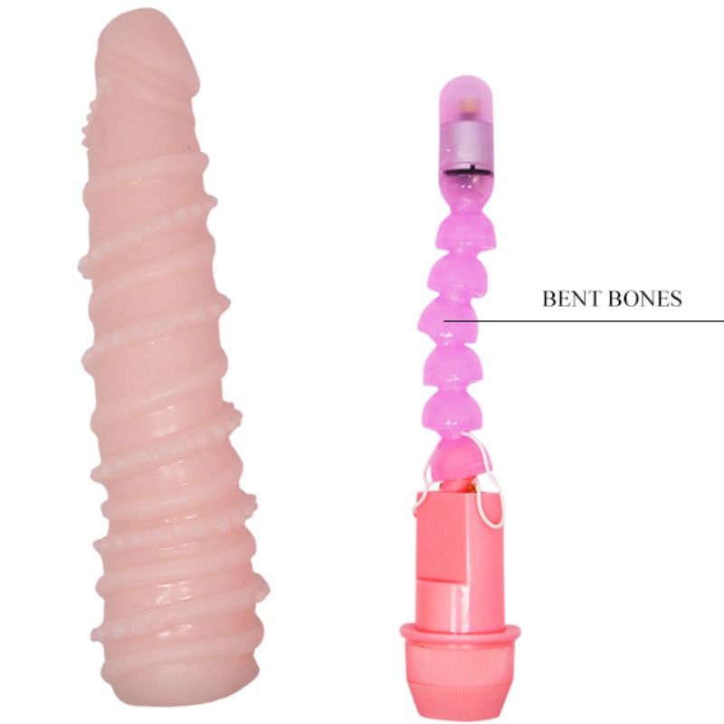 BAILE - VIBRATEUR SPIRALE SENSUELLE FLEXI VIBE 19.5 CM - 7eme ciel