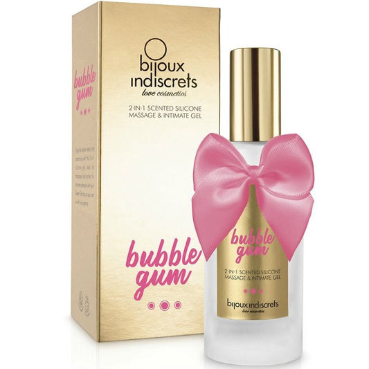 BIJOUX - BUBBLE GUM GEL 2 EN 1 SILICONE GOMME FRAISE 100 ML - 7eme ciel