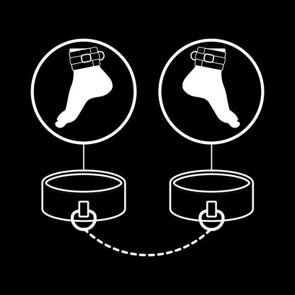 FETISH SUBMISSIVE - CHEVILLES EN CUIR VÉGÉTALIEN AVEC DOUBLURE EN NOPRÈNE