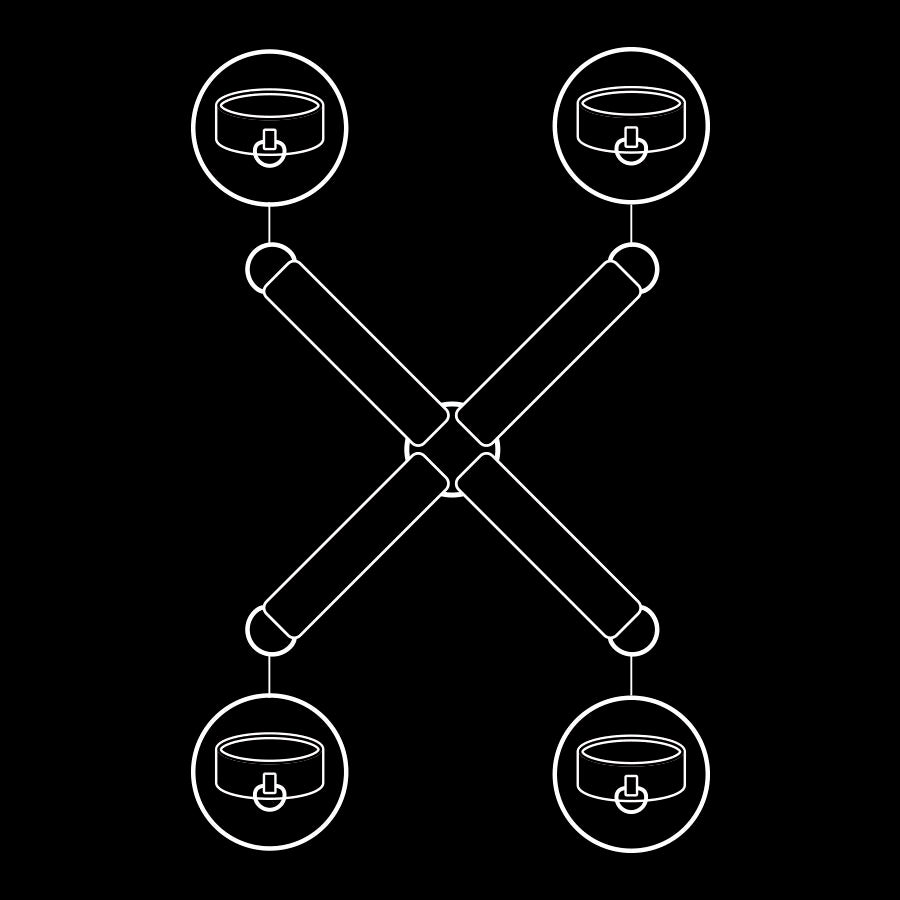 FETISH SUBMISSIVE - UNION DE MENOTTES EN CUIR VÉGAN - 7eme ciel