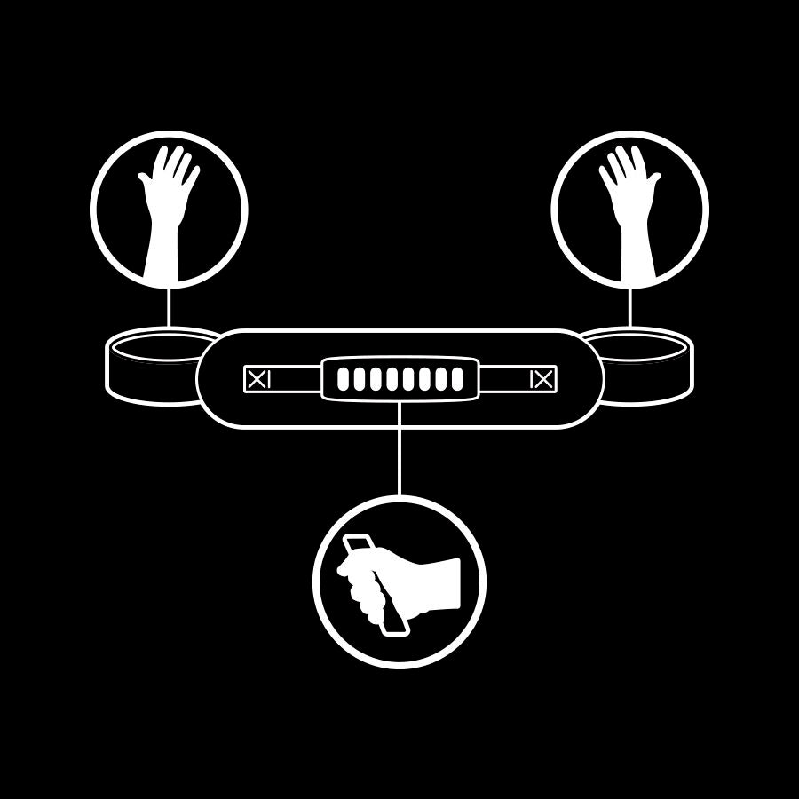 FETISH SUBMISSIVE - MENOTTES DOUBLURE NOPRÈNE AVEC POIGNÉE - 7eme ciel