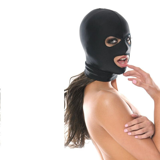 FETISH FANTASY SERIES - CAPUCHE 3 TROUS SPANDEX - 7eme ciel