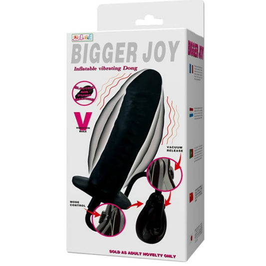 BAILE - GODE GONFLABLE BIGGER JOY AVEC VIBRATION 16 CM - 7eme ciel