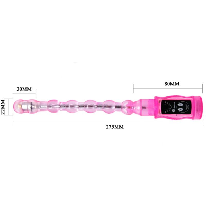 BAILE - STIMULATEUR DE DISTORSION TRIPLE ROSE - 7eme ciel