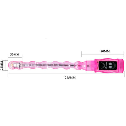 BAILE - STIMULATEUR DE DISTORSION TRIPLE ROSE - 7eme ciel