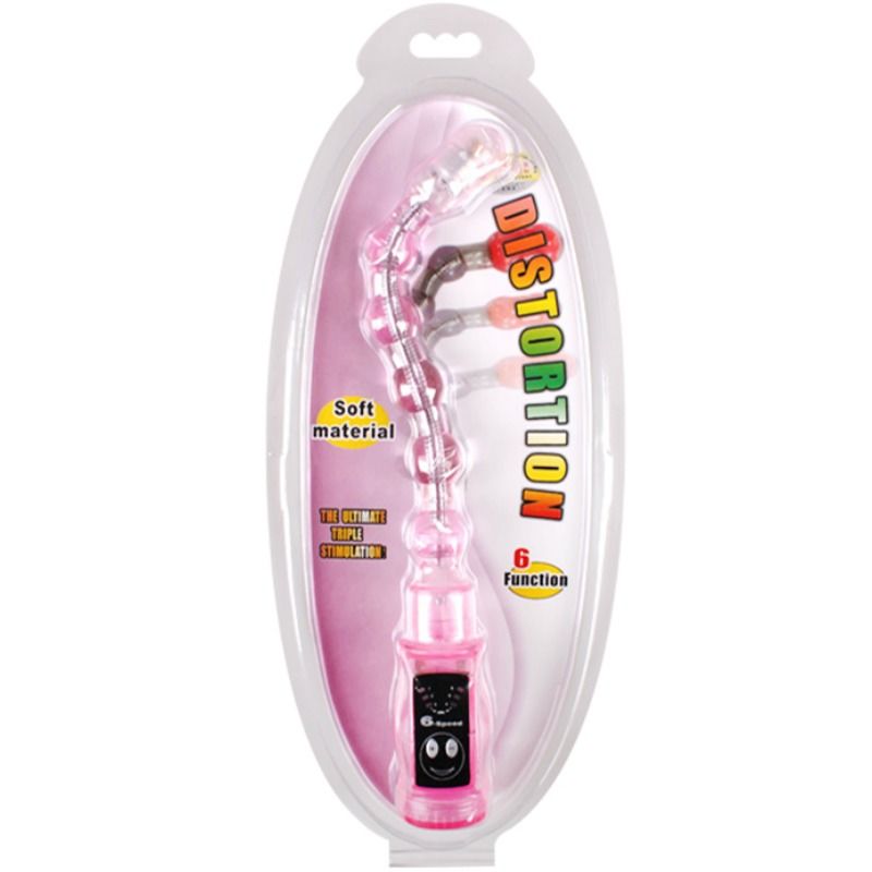 BAILE - STIMULATEUR DE DISTORSION TRIPLE ROSE - 7eme ciel