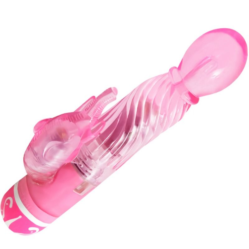 BAILE - VIBRATEUR MULTIVITESSES AVEC STIMULATEUR ROSE - 7eme ciel