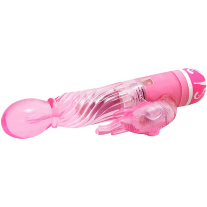 BAILE - VIBRATEUR MULTIVITESSES AVEC STIMULATEUR ROSE - 7eme ciel