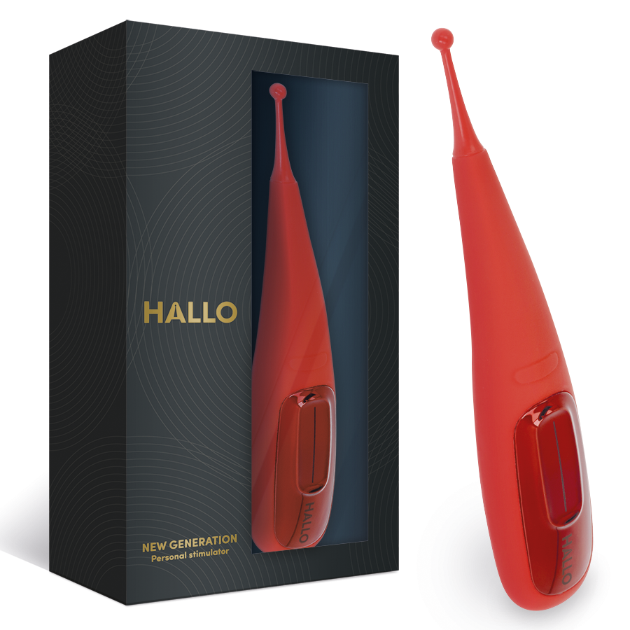 HALLO - FOCUS VIBRATOR ROUGE - 7eme ciel