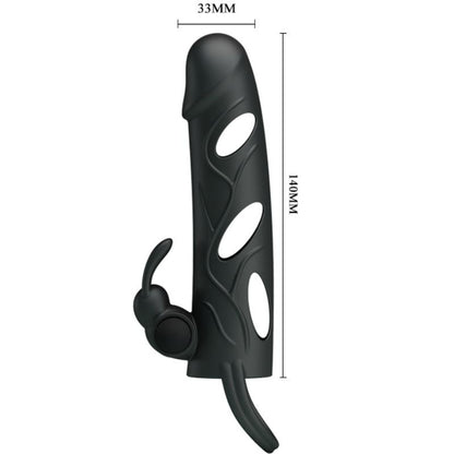 PRETTY LOVE - HOUSSE EN SILICONE AVEC VIBRATION 14 CM 2.0 - 7eme ciel