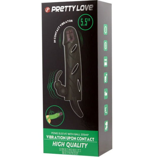 PRETTY LOVE - HOUSSE EN SILICONE AVEC VIBRATION 14 CM 2.0 - 7eme ciel