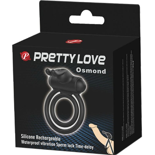 PRETTY LOVE - ANNEAU VIBRATEUR EN SILICONE OSMOND - 7eme ciel