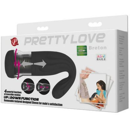 PRETTY LOVE - MASTURBATEUR RECHARGEABLE MULTIFONCTION BRETON - 7eme ciel