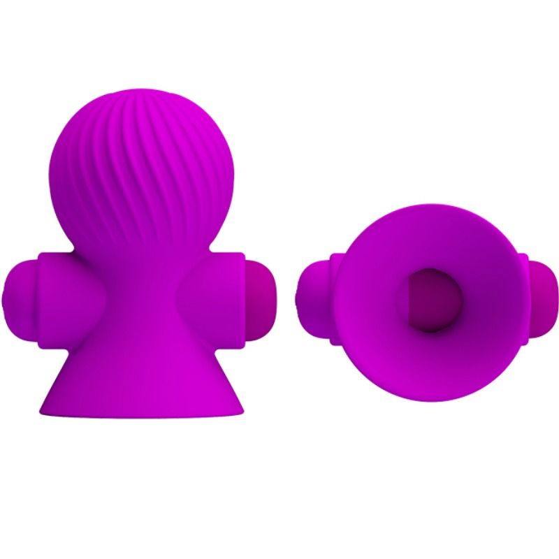 PRETTY LOVE - STIMULATEURS DE NIPPLE 12 MODES VIBRATION LILAS - 7eme ciel