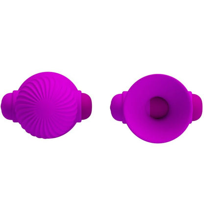 PRETTY LOVE - STIMULATEURS DE NIPPLE 12 MODES VIBRATION LILAS - 7eme ciel