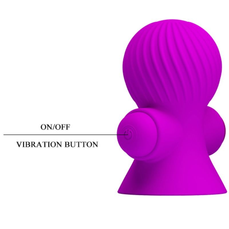 PRETTY LOVE - STIMULATEURS DE NIPPLE 12 MODES VIBRATION LILAS - 7eme ciel