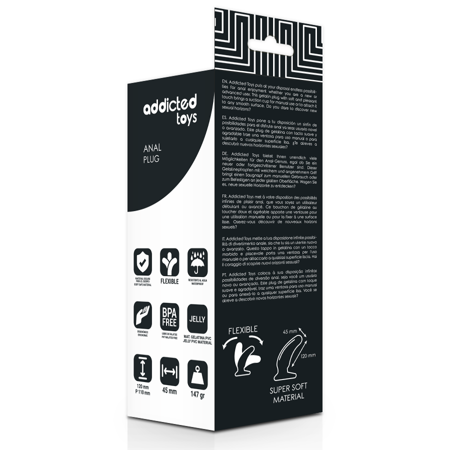 ADDICTED TOYS - PLUG ANAL SPOT 12 CM - 7eme ciel