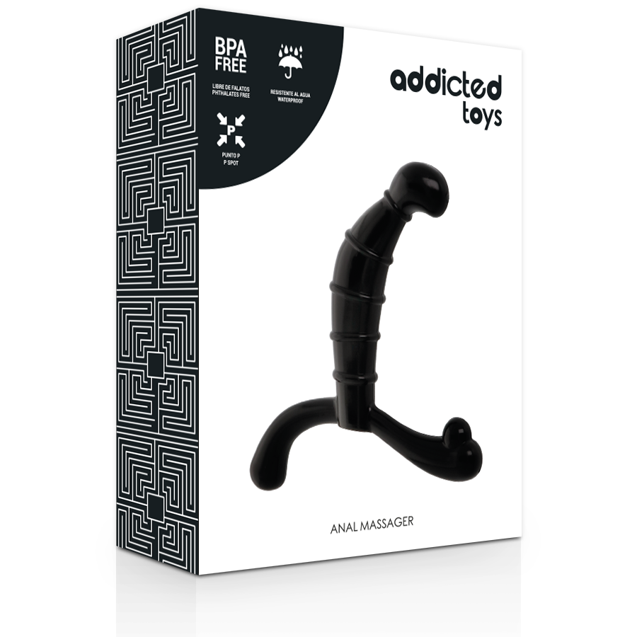 ADDICTED TOYS - PLAISIR ANAL PROSTATE NOIR - 7eme ciel