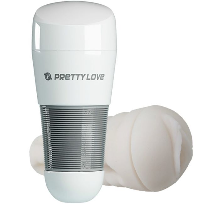 PRETTY LOVE - MASTURBATEUR VAGIN BLANC KITTY - 7eme ciel