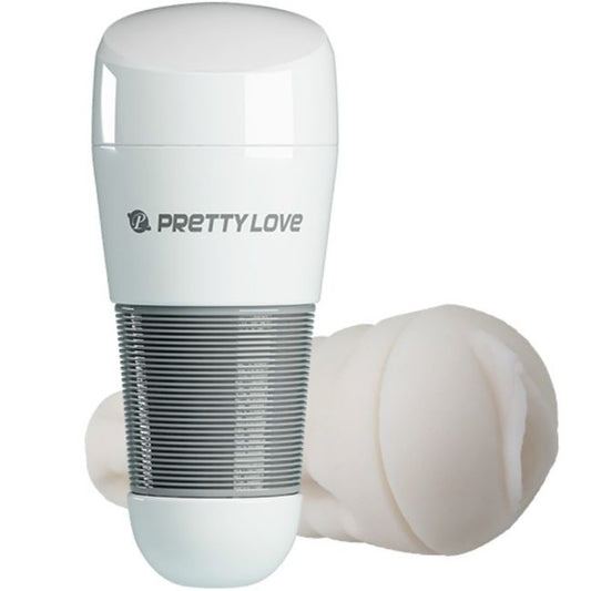 PRETTY LOVE - MASTURBATEUR VAGIN BLANC KITTY - 7eme ciel