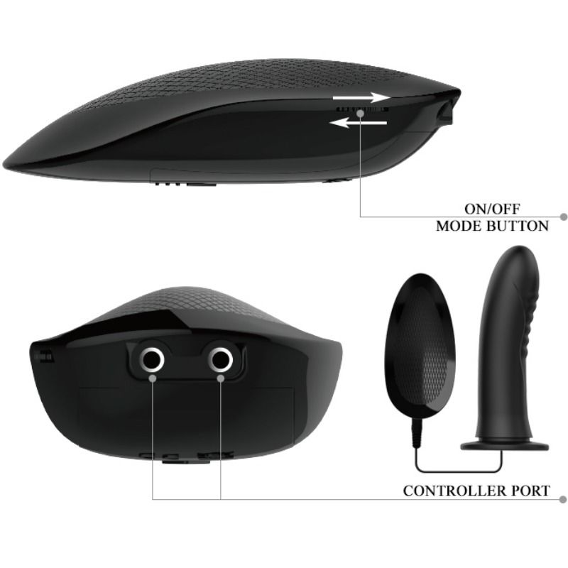 PRETTY LOVE - MYRON AVEC VIBRATION ET GODE CREUX - 7eme ciel