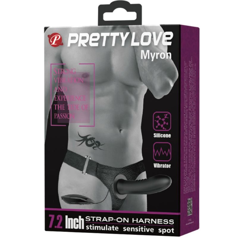 PRETTY LOVE - MYRON AVEC VIBRATION ET GODE CREUX - 7eme ciel