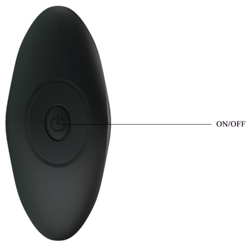 PRETTY LOVE - VIBRATEUR ANAL NOIR - 7eme ciel