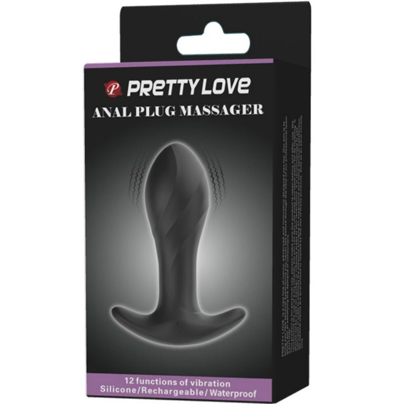 PRETTY LOVE - VIBRATEUR ANAL NOIR - 7eme ciel