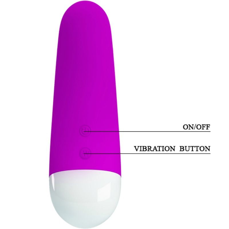 PRETTY LOVE - MINI VIBRATEUR LUTHER 30 MODES DE VIBRATION - 7eme ciel