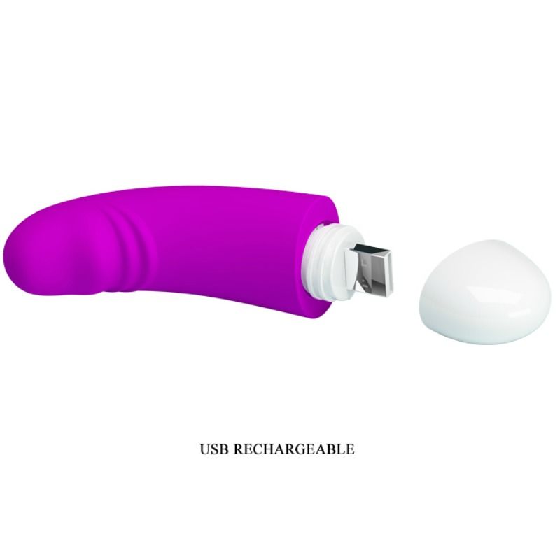 PRETTY LOVE - MINI VIBRATEUR LUTHER 30 MODES DE VIBRATION - 7eme ciel