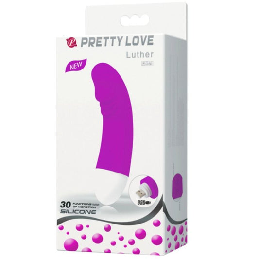 PRETTY LOVE - MINI VIBRATEUR LUTHER 30 MODES DE VIBRATION - 7eme ciel