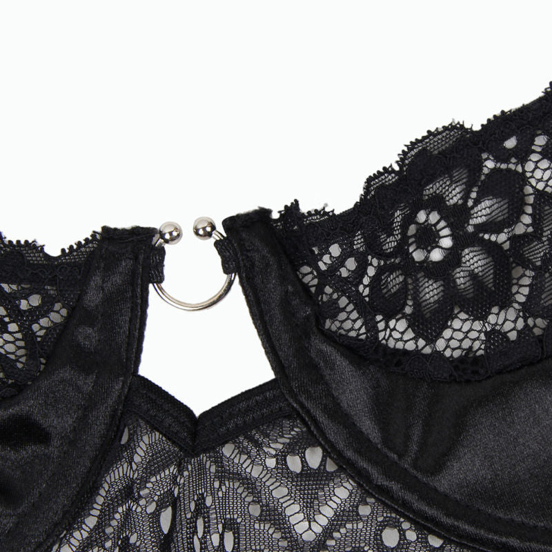 SUBBLIME - CORSET CORSET ET CEINTURE SUBBLIME NOIR S / M - 7eme ciel