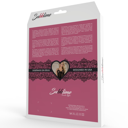 SUBBLIME - FETISH MANCHES COURTES TEDDY S / M - 7eme ciel