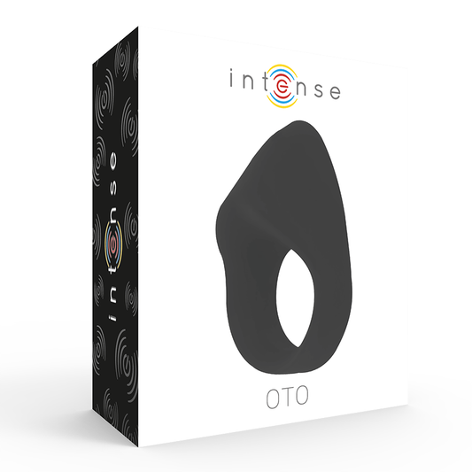 INTENSE - ANNEAU VIBRATEUR RECHARGEABLE NOIR OTO - 7eme ciel