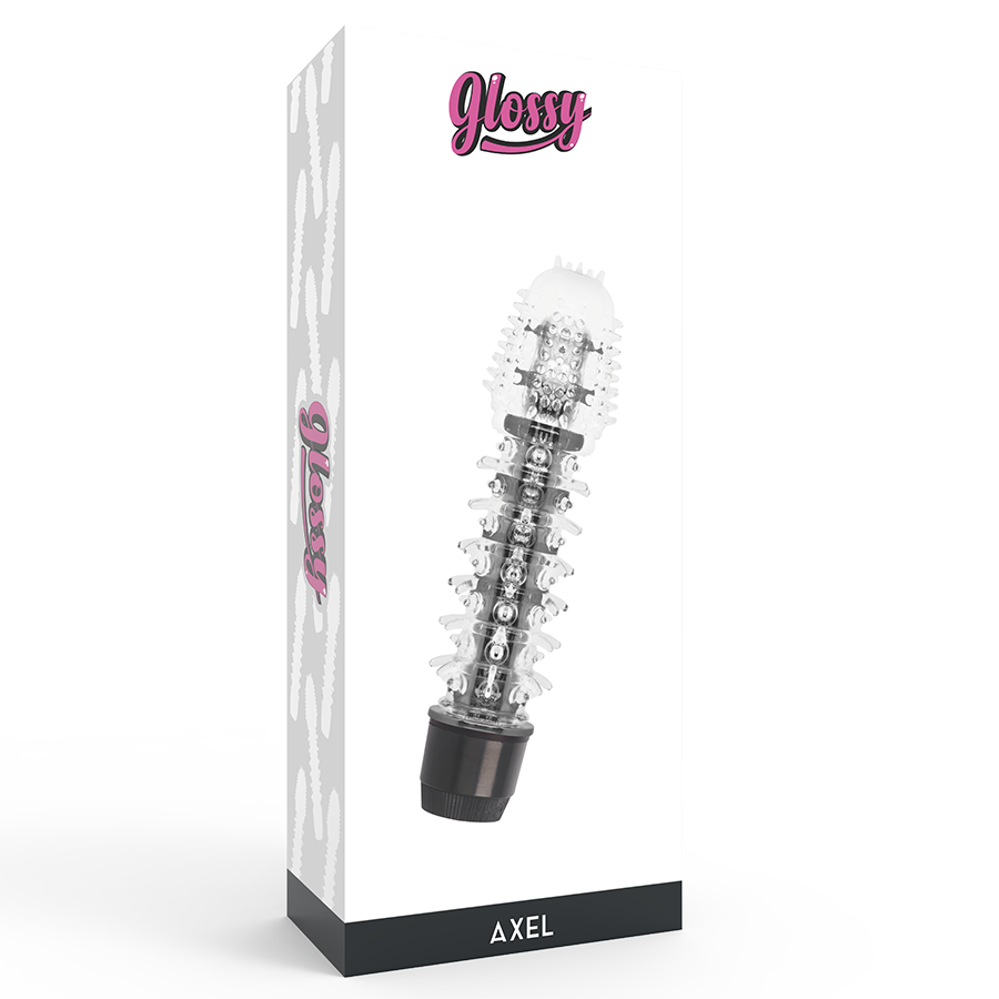 GLOSSY - VIBRATEUR AXEL NOIR - 7eme ciel