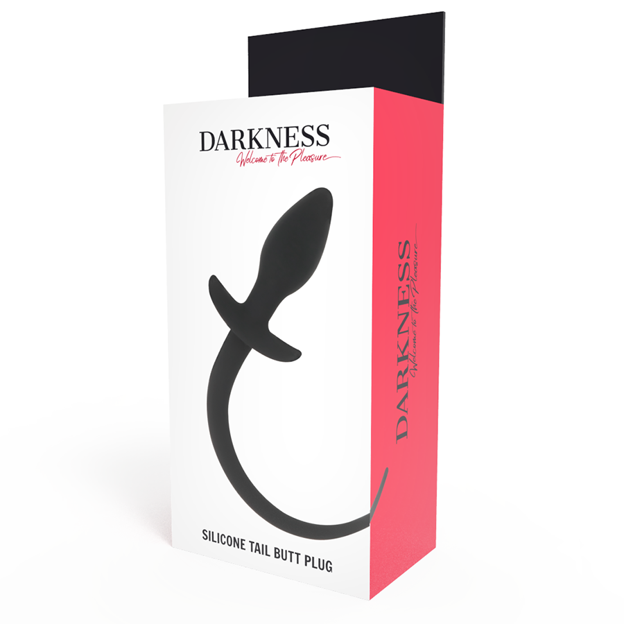 DARKNESS - PLUG ANAL 28 CM SILICONE NOIR - 7eme ciel