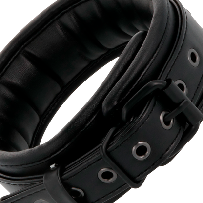 DARKNESS - COLLIER NOIR AVEC CHAÎNE - 7eme ciel