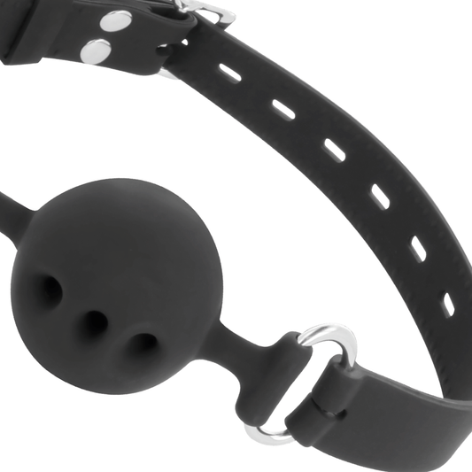 DARKNESS - BTON EN SILICONE RESPIRANT NOIR - 7eme ciel