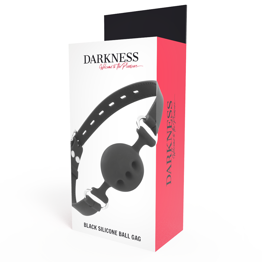 DARKNESS - BTON EN SILICONE RESPIRANT NOIR - 7eme ciel