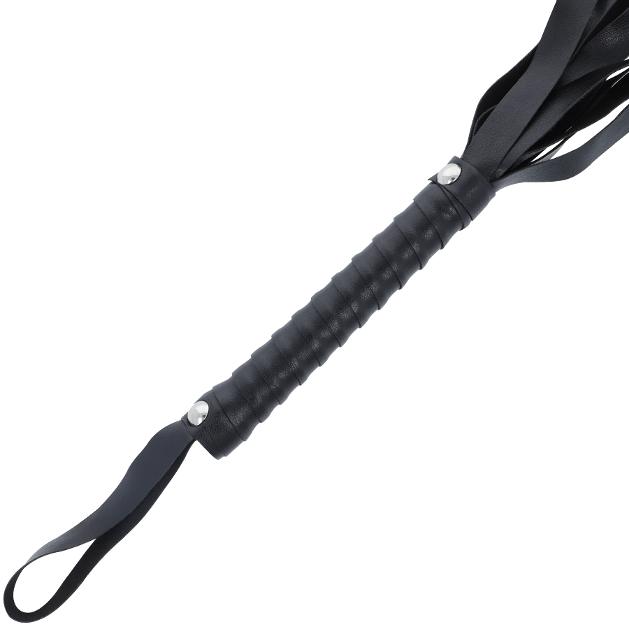 DARKNESS - FOUET DE BONDAGE NOIR 51 CM - 7eme ciel