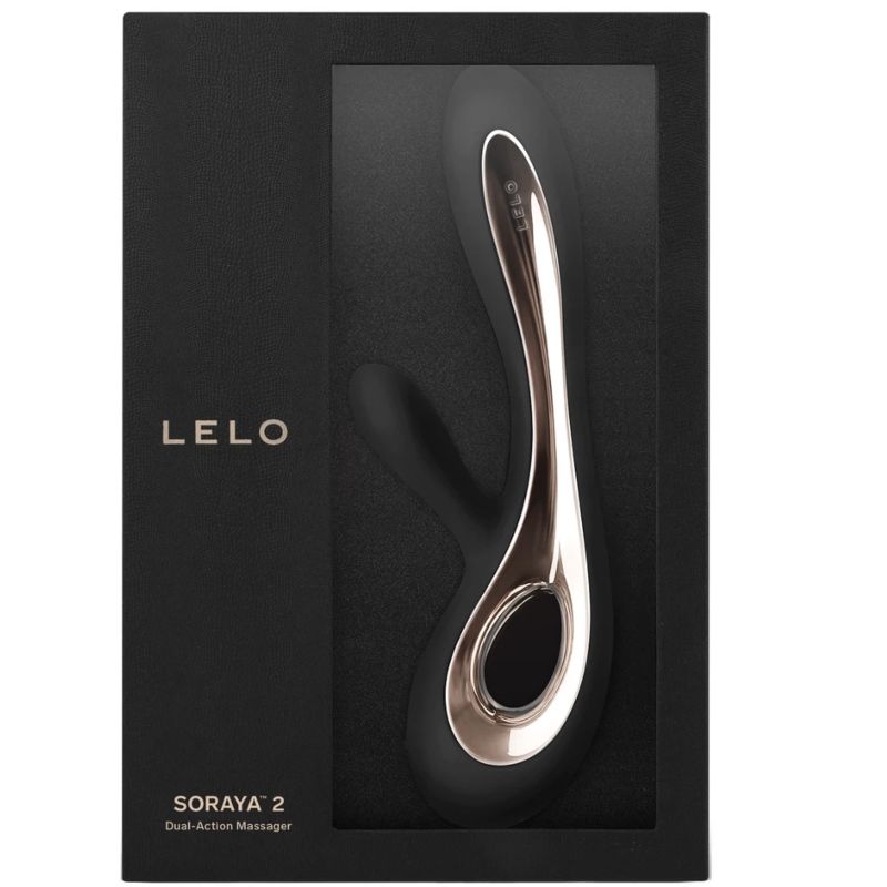 LELO - VIBRATEUR SORAYA 2 LAPIN NOIR - 7eme ciel