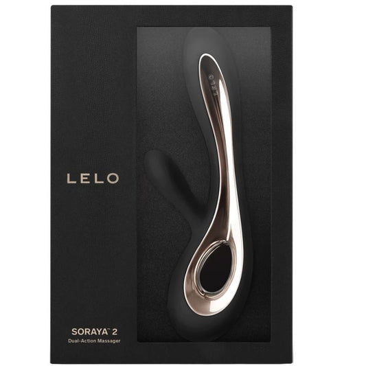LELO - VIBRATEUR SORAYA 2 LAPIN NOIR - 7eme ciel