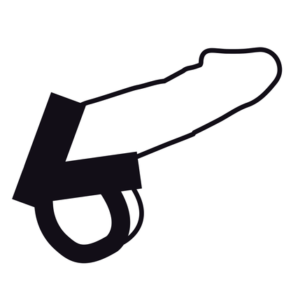 DARKNESS - ANNEAU CUTANÉ POUR PÉNIS ET TESTICULES - 7eme ciel