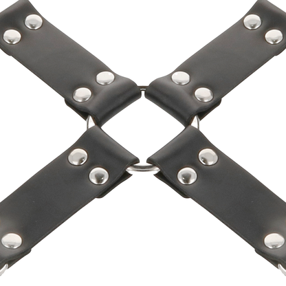 DARKNESS - MENOTTES EN CUIR POUR PIEDS ET MAINS NOIR