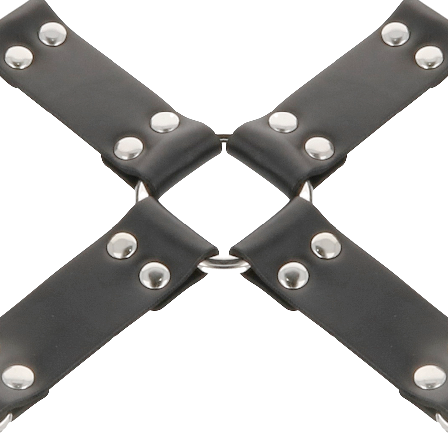 DARKNESS - MENOTTES EN CUIR POUR PIEDS ET MAINS NOIR - 7eme ciel