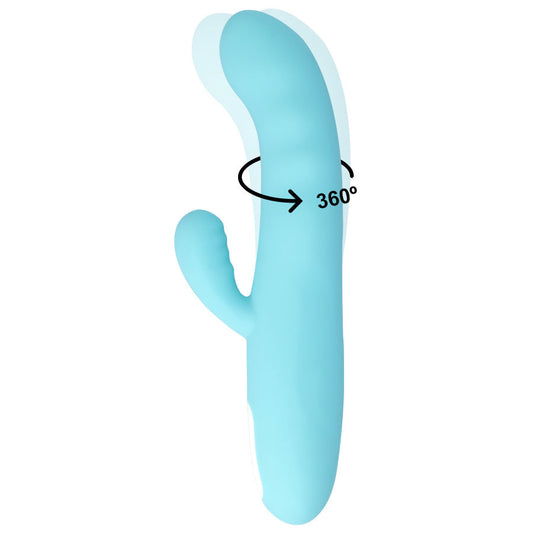 MIA - VIBRATEUR ROTATIF EIFFEL TURQUOISE BLEU - 7eme ciel