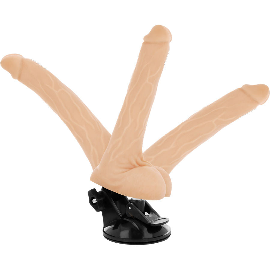 BASECOCK - VIBRATEUR ARTICULABLE TÉLÉCOMMANDE NATUREL 18.5 CM -O- 4 CM - 7eme ciel