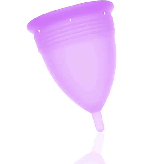 STERCUP - COUPE MENSTRUELLE EN SILICONE FDA LILAS - TAILLE L - 7eme ciel