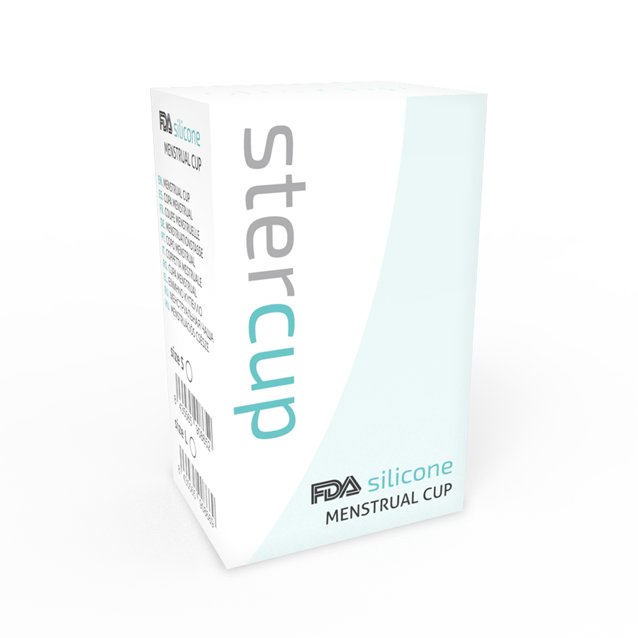 STERCUP - COUPE MENSTRUELLE EN SILICONE FDA LILAS - TAILLE L - 7eme ciel