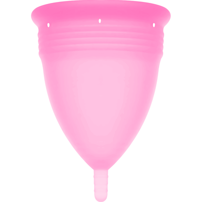 STERCUP - COUPE MENSTRUELLE EN SILICONE FDA ROSE - TAILLE S